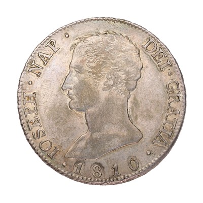 Lot 324 - Spain, Joseph Napoleon, 20 Reales 1810AI,...