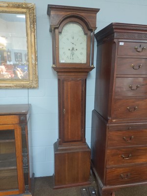 Lot 1117 - A Scottish Oak Eight Day Longcase Clock, circa...