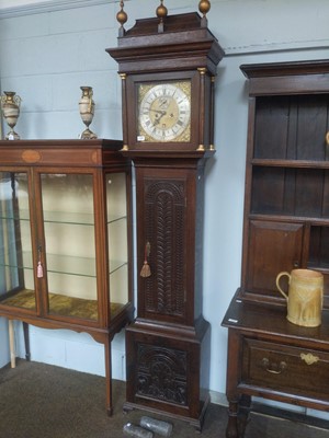 Lot 1125 - An Oak Eight Day Longcase Clock, unsigned,...