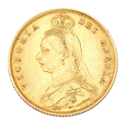 Lot 120 - Victoria, Half Sovereign 1887, obv. Jubilee...