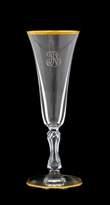 Lot 10 - A Set of Twenty St Louis Champagne Flutes, the...