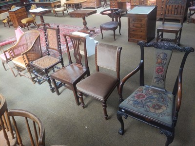 Lot 1162 - Ten Assorted 18th Century and Later Chairs,...