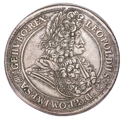 Lot 180 - Hungary, Leopold I, 1 Thaler 1696, Kremnitz...