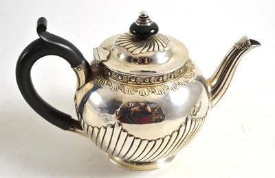 Lot 343 - A late Victorian bachelor's silver teapot, by E J Wetherston, London 1880