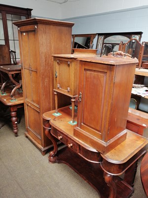 Lot 1199 - Two Early 20th Century Pot Cupboards, dressing...