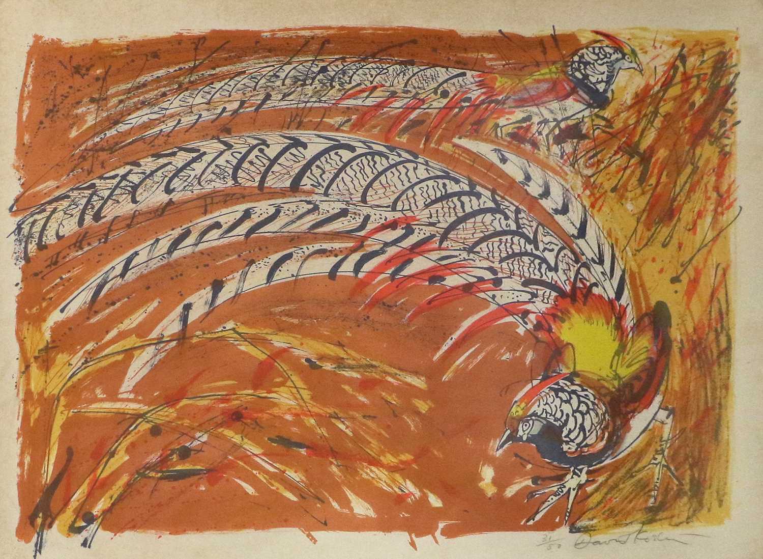 Lot 1391 - David Koster (b.1926) "Golden Pheasant"