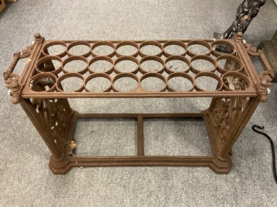 Lot 884 - A Victorian Cast Iron Twenty-Four-Division...