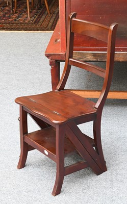 Lot 1270 - A Set of Reproduction Mahogany Metamorphic...