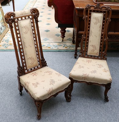 Lot 1276 - A Matched Pair of Victorian Rosewood Nursing...