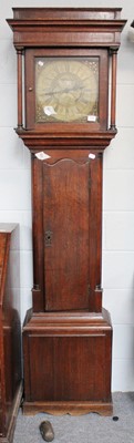 Lot 1246 - An Oak Thirty Hour Longcase Clock, mid-18th...