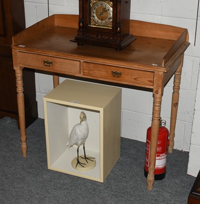 Lot 1316 - A Victorian Pine Wash Stand, fitted with two...