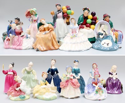 Lot 200 - A Collection of Nineteen various Royal Doulton...