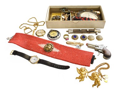 Lot 1056 - A Quantity of Jewellery and Collectables,...