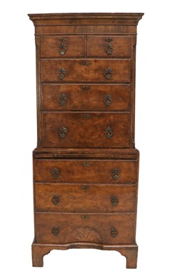 Lot 759 - An Early 20th Century Walnut Straight-Front...