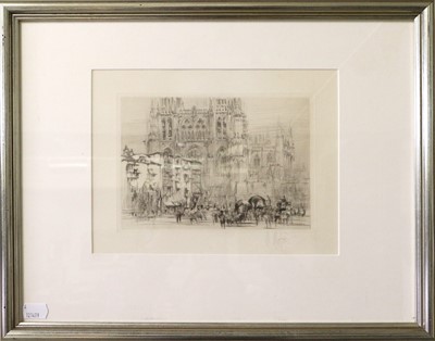 Lot 1030 - William Walcot "Burgos Cathedral" Signed in...