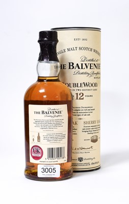 Lot 3005 - Balvenie 12 Year Old Doublewood Single Malt...