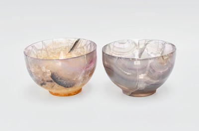 Lot 177 - Two Turned and Polished Flourite Bowls, with...