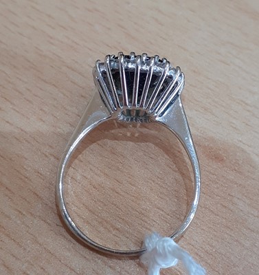 Lot 2108 - An 18 Carat White Gold Green Tourmaline and...