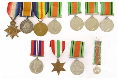 Lot 8 - A First/Second World War Group of Four Medals,...