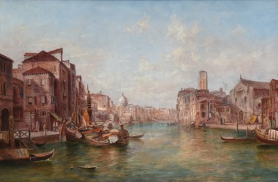 Lot 1118 - Alfred Pollentine (1836-1890) "The Grand Canal,...