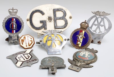 Lot 224 - Motoring Memorabilia, assorted car badges...