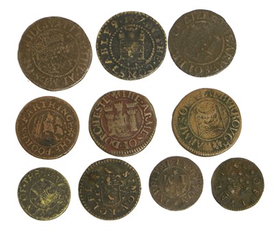 Lot 354 - West Country Tokens 17th Century, 10 tokens...