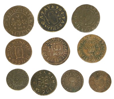 Lot 354 - West Country Tokens 17th Century, 10 tokens...