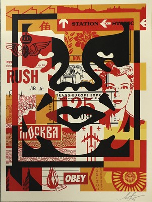 Lot 1422 - Shepard Fairey (b.1970) American "Obey 3 Face...