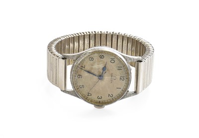 Lot 1033 - A Military Air Ministry Omega Wristwatch, case...