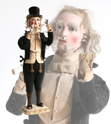 Lot 3203 - A Very Rare Smoking Gentleman Automaton, By Gustave Vichy