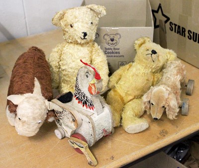 Lot 394 - Teddy Bears and Toys including a Merrythought...