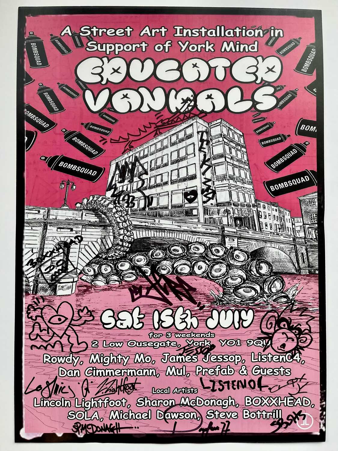 Lot 4 - Bombsquad (Contemporary) "Educated Vandals...