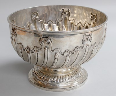 Lot 8 - A Silver Rose Bowl, With Cancelled George III...