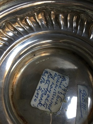 Lot 8 - A Silver Rose Bowl, With Cancelled George III...