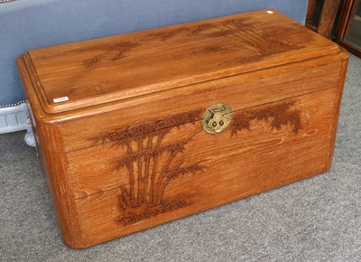 Lot 1288 - A Chinese Camphor Wood Chest, 102cm by 50cm by...