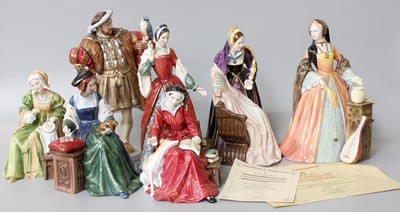 Lot 327 - A Royal Doulton Figure Collection of Henry...