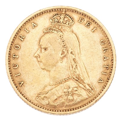 Lot 121 - Victoria, Half Sovereign 1890, obv. 'Jubilee...