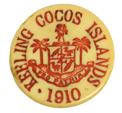 Lot 342 - Keeling Cocos Islands 10 Cents 1913; 'plastic...