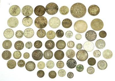 Lot 347 - Mixed Lot of European Silver Coinage; 50+...