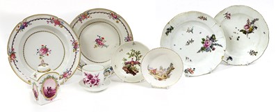 Lot 128 - A Pair of Meissen Porcelain Plates, circa 1750,...