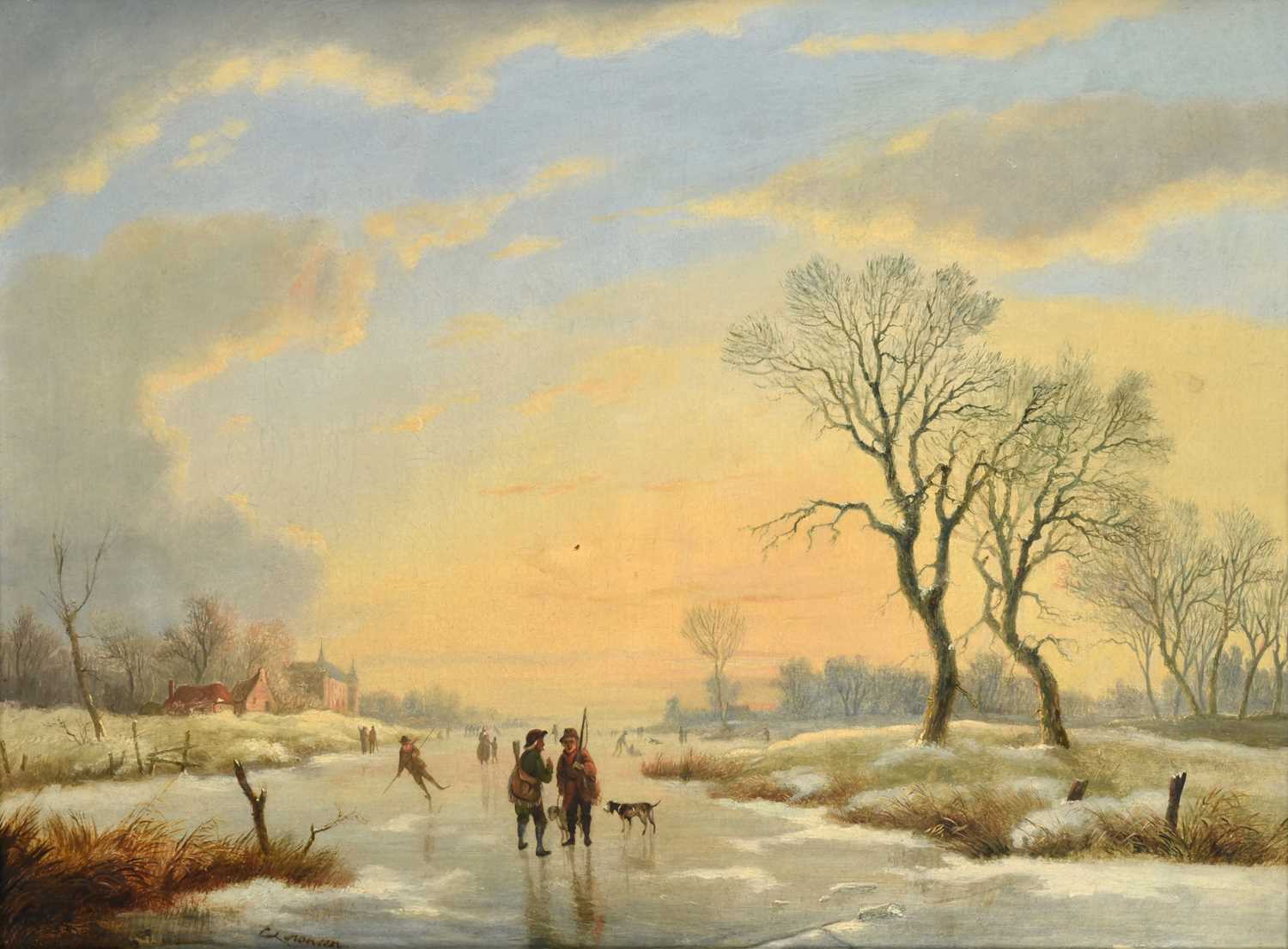 Lot 1077 - Carel Lodewijk Hansen (1765-1840) Dutch...