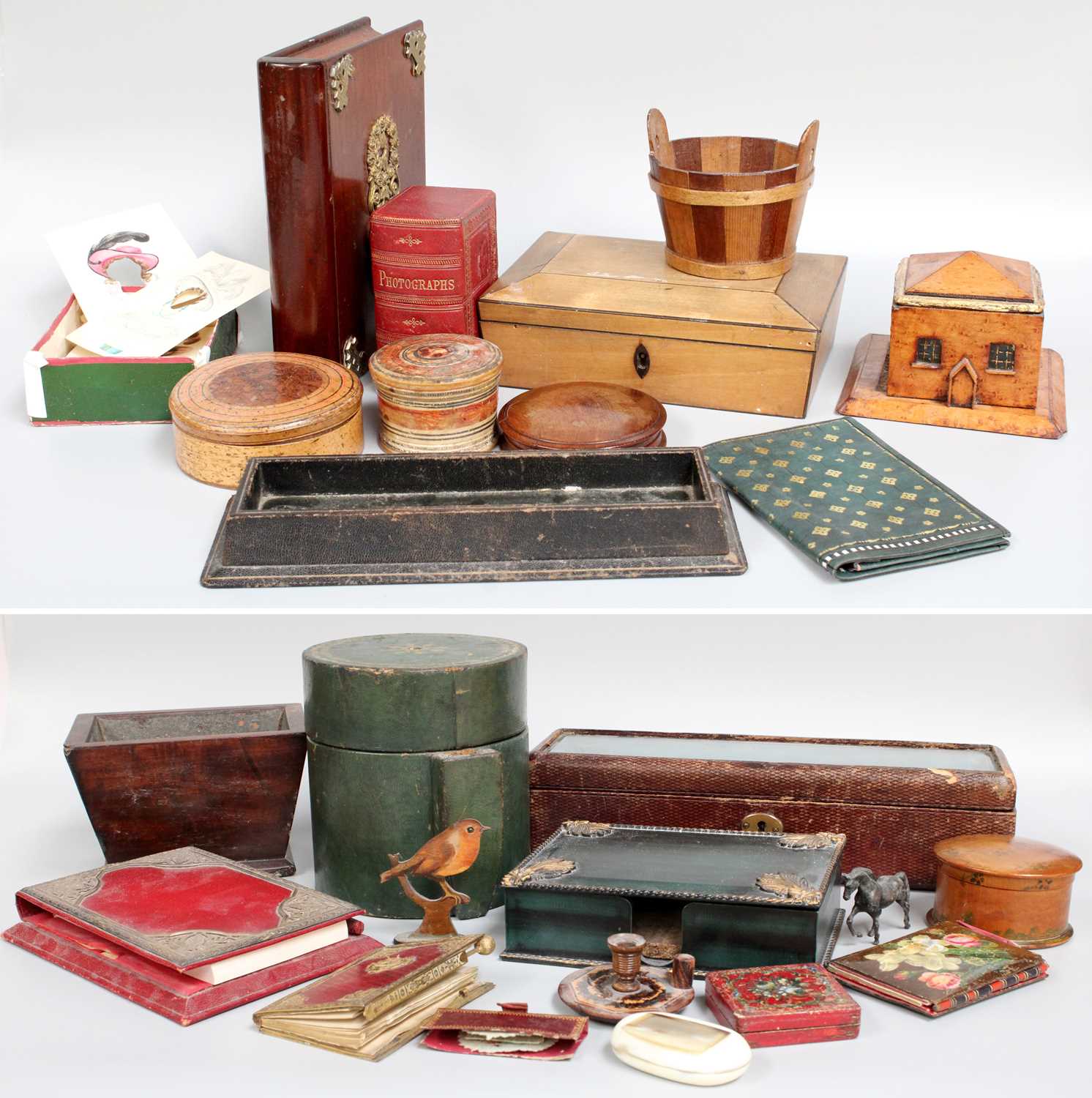 Lot 278 - Assorted 19th Century and Later Boxes,