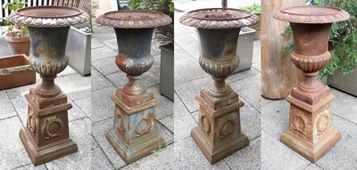 Lot 428 - A Set of Four Victorian-Style Campana Garden...