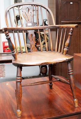 Lot 1147 - A 19th-Century Elm Windsor Chair