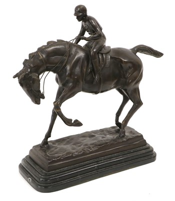 Lot 194 - After Pierre-Jules Mene (1810-1879): A Bronze...