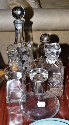 Lot 432 - Five decanters