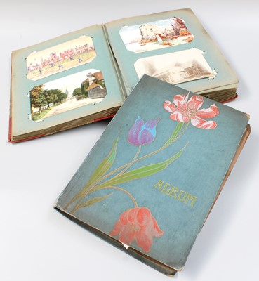 Lot 249 - Two Postcard Albums, including Yorkshire views,...