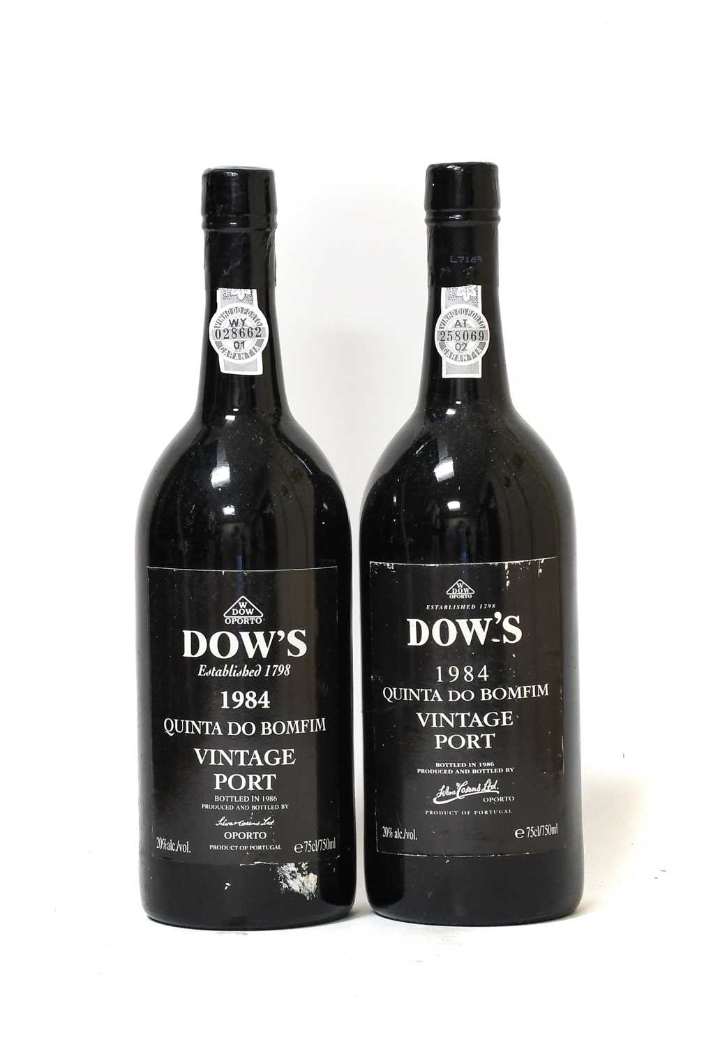 Lot 3189 - Dow's 1984 Quinta Do Bomfin Vintage Port