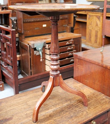 Lot 1151 - A George III Mahogany Circular Tripod Table,...