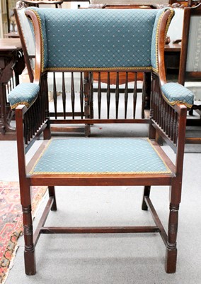 Lot 1159 - A Late 19th-Century Mahogany Armchair,...